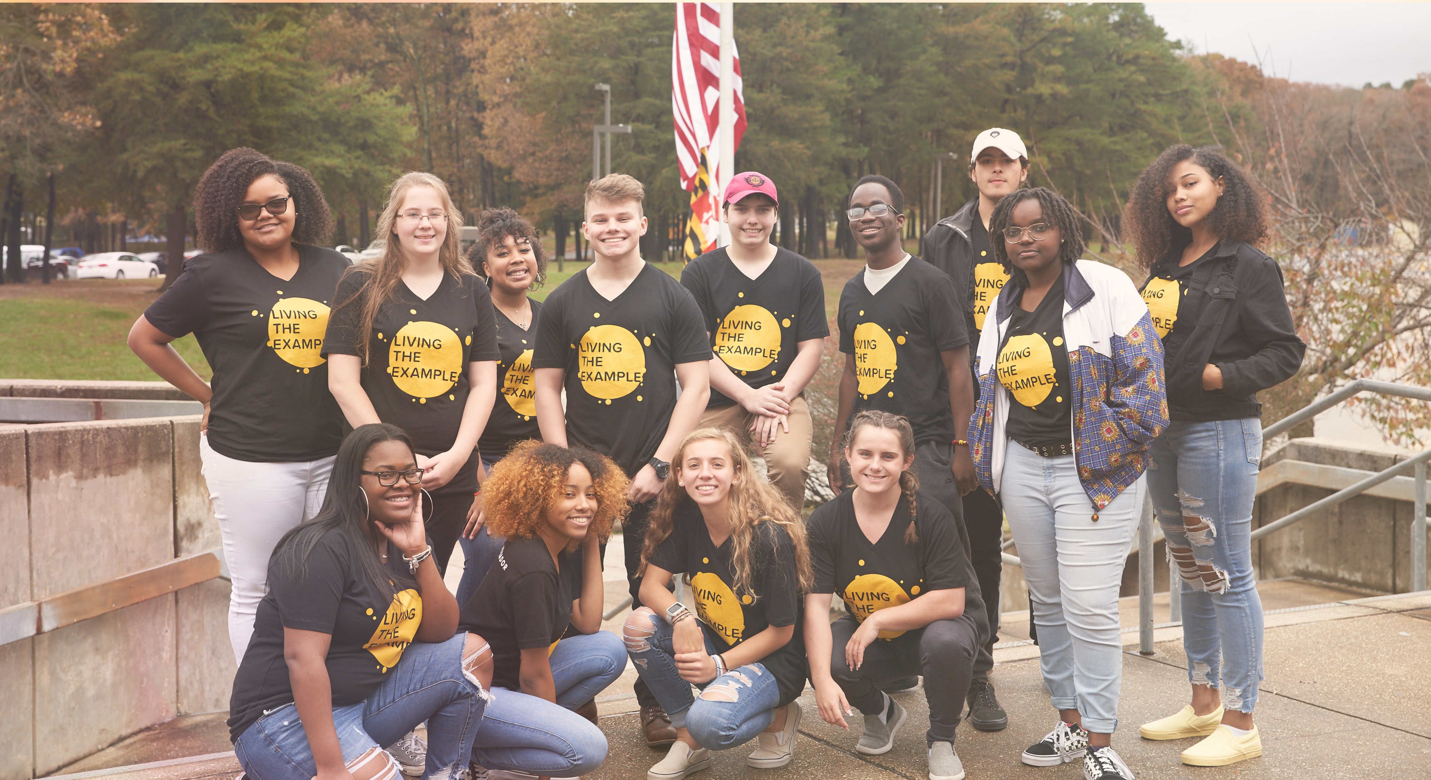 Students from our Living the Example program in Anne Arundel County