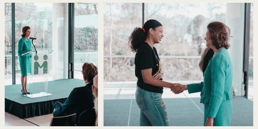 H.M. Queen Silvia meeting Youth Ambassadors